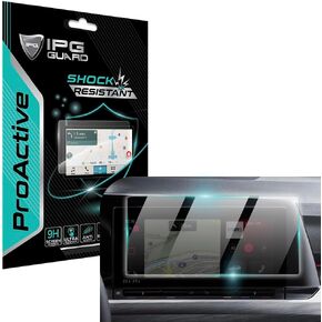 IPG ProActive for Volkswagen 2022-2024 Golf GTI - R 10 inch Navigation Display 9H Hardness Screen Protector Smooth Glass Touch Ultra Responsive High Clarity Anti Scratch Smudge & Shock Proof Nano