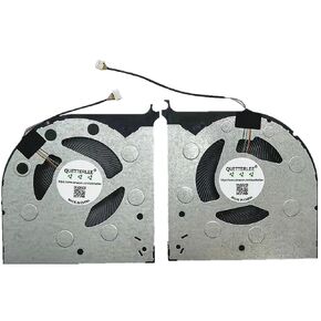 Replacement New Laptop CPU + GPU Cooling Fan for Lenovo Legion 7i Y9000K 2020H Legion C7 7-15IMH05 Legion 7-IMHG05 2060 2070 2080 Series NS8CC11-20C03 NS8CC12-19F16 DC12V 0.5A Fan