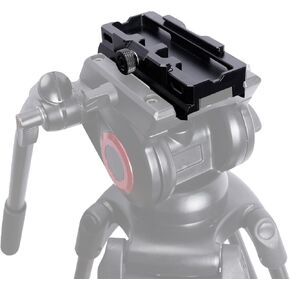 NICEYRIG Extended Quick Release Plate for Manfrotto-Style to Quick Release Clamp for Arca-Swiss, Tripod to Gimbal Adapter Applicable for DJI RS 4/4 Pro/3/3 Pro/2/RSC2, Ronin S - 563