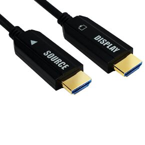 Fiber Optic HDMI Cable 33ft Support 4K@60Hz, 4:4:4/4:2:2/4:2:0, HDR, Dolby Vision, HDCP2.2, ARC, 3D, 18.2Gbps, Suitable for Apple TV, HDTV, Roku TV Box, Playstation PS4,Xbox