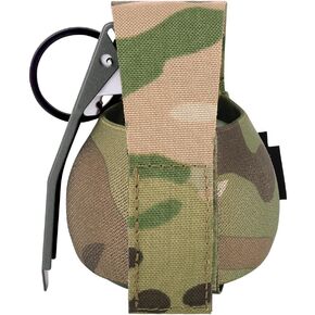 KRYDEX Tactical Elastic Frag Grenade Pouch MOLLE PALS & Belt System