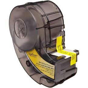 Brady X-24-428-SVBB-BK IDXPERT 0.5" Height, 1.13" Width, B-428 Metallized Polyester, Black On Silver With Black Border Color Label (450 Per Cartridge)