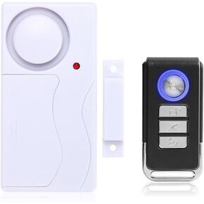 Anti-Theft Door Window Alarm, 105 dB Loud Wireless Alarm with Remote Control for Kids Safety Home Security