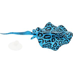 ULTECHNOVO Artificial Glowing Fish Silicone Floating Fish, Glow in The Dark Aquarium Decorations, Glowing Fake Fish for Aquarium Fish Tank (Yellow)