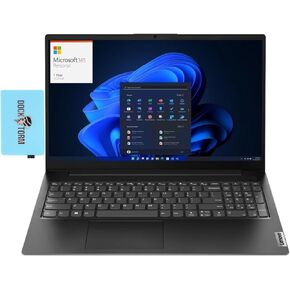Lenovo V15 G3 School & Business Laptop 15.6" IPS FHD Display (Intel i5-1235U, 24GB DDR4, 512GB M.2 2242 PCIe SSD, Intel UHD, WiFi 6, Webcam, Win 10 Pro) with MS 365 Personal, Dockztorm Hub