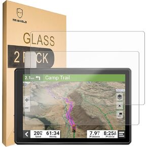 Mr.Shield Screen Protector compatible with Garmin Tread XL Overland [Tempered Glass] [2-PACK] [Japan Glass with 9H Hardness]