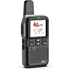 KSUN 4G Network Phones 1.77 Inch Screen WiFi Radios Walkie Talkies Long Range 100 Miles Push-to-Talk for Zello Android ZL38