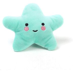 JJLFresheners Blue Star Plush,Small Medium Dog Puppy Squeaky Bite Playing Starfish,Pet Supplies