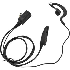 Walkie Talkie Headset G Shape Earhooked Earpiece Ptt Ear Piece and Mic Acoustic Earphone Headphone Compatible for Motorola HT 750 1250 Two Way Radios