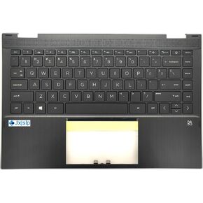 Replacement Upper Case Palmrest for HP Pavilion X360 14-DW 14T-DW Series Laptop Top Cover Keyboard Assembly L96526-001 L96524-001 6070B1744903