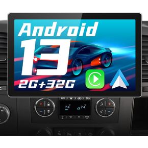 Android 13 Car Radio Stereo for Chevy Chevrolet Silverado 2007-2013 Tahoe Equinox GMC Sierra Yukon 2+32GB with CarPlay Android Auto Bluetooth GPS Navigation