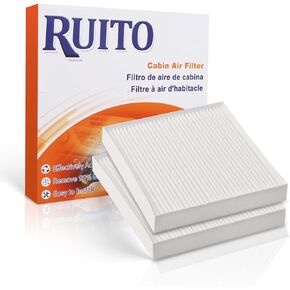 RUITO Cabin Air Filter Fits 2020-2023 Soul, 2021-2023 Seltos, 2017-2022 Sportage, 2016-2021 Tucson, 2019-2021 Veloster, 2020-2023 Venue, 2018-2022 Kona, Replacement for CF12160