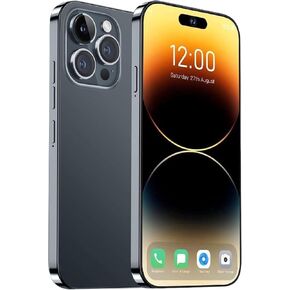 A14 Pro Max Cell Phone,8GB+256GB Ultra Memory Unlocked Phone,Android 13.0 Smartphone,6800 mAh Battey,6.82-inch HD Screen,Dual SIM, Dual Standby,108MP Camera, 5G Phone.(Blue)