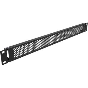 1U Hinged Perforated Blank Rack Mount Panel Spacer for 19 inch Server Rack Enclosure or Network Cabinet (1UBPVented)