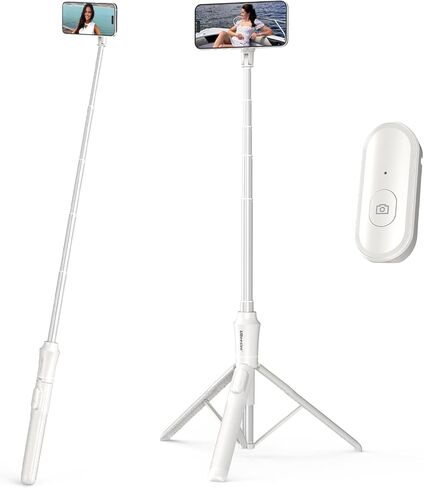 UBeesize 68'' Magnetic Selfie Stick Phone Tripod with Wireless Remote, Extendable Cell Phone Tripod Stand, Compatible with MagSafe, Cellphone Tripod for iPhone 15 14 13 12 Series and Android Phones in Kuwait