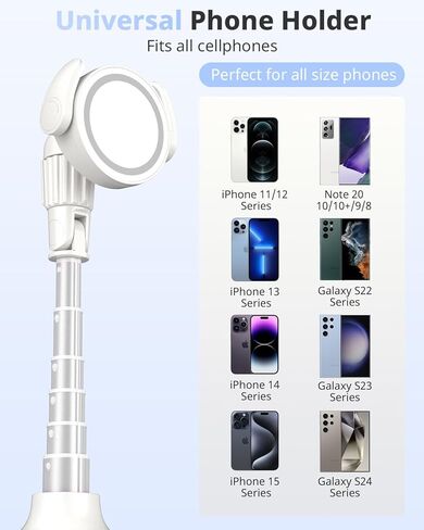 UBeesize 68'' Magnetic Selfie Stick Phone Tripod with Wireless Remote, Extendable Cell Phone Tripod Stand, Compatible with MagSafe, Cellphone Tripod for iPhone 15 14 13 12 Series and Android Phones in Kuwait