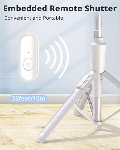 UBeesize 68'' Magnetic Selfie Stick Phone Tripod with Wireless Remote, Extendable Cell Phone Tripod Stand, Compatible with MagSafe, Cellphone Tripod for iPhone 15 14 13 12 Series and Android Phones in Kuwait