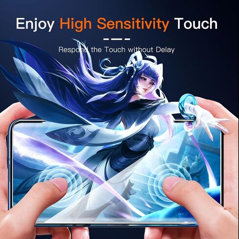 【2+2 2 Pack for Samsung Galaxy S24+ Screen Protector and 2 Pack Camera Lens Protector,[9H Hardness][HD][Eye protection] Tempered Glass in Saudi Arabia