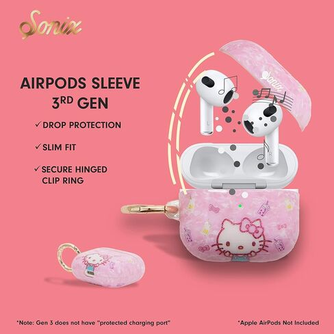 Sonix Case for Airpods Gen 3 - Checkmate - Pink/Orange in Saudi Arabia