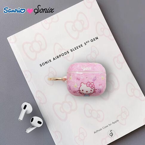 Sonix Case for Airpods Gen 3 - Checkmate - Pink/Orange in Saudi Arabia