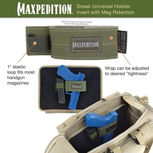 Maxpedition Gear Sneak Universal Holster Insert with Mag Retention in Kuwait