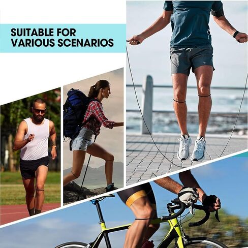 Knee Strap Patella Support: Knee Band for Patellar Tendon Pain Relief - Knee Brace for Tendonitis Jumpers Running Sports Basketball Men Women (Orange) in Saudi Arabia