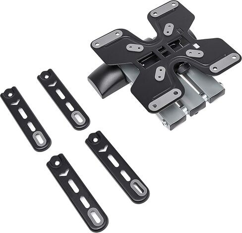 Amazon Basics Triple Arm Full Motion Articulating TV Wall Mount, fits TVs 32 - 70-inch up to 55lbs, Black in Saudi Arabia