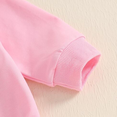 MBMSHEGH Newborn Baby Girls Crewneck Sweatshirt Bubble Oversized Romper Long Sleeve Shirt Jumpsuit Outfit Fall Clothes in Saudi Arabia