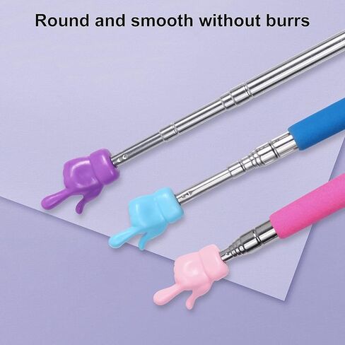 Black Telescopic Teachers Pointer,Metal Hand Retractable Pointer Extended Length,Teaching Pointer Stick for Classroom,Handheld Presenter Whiteboard Pointer Presentation Products (21.6 Inch) in Saudi Arabia