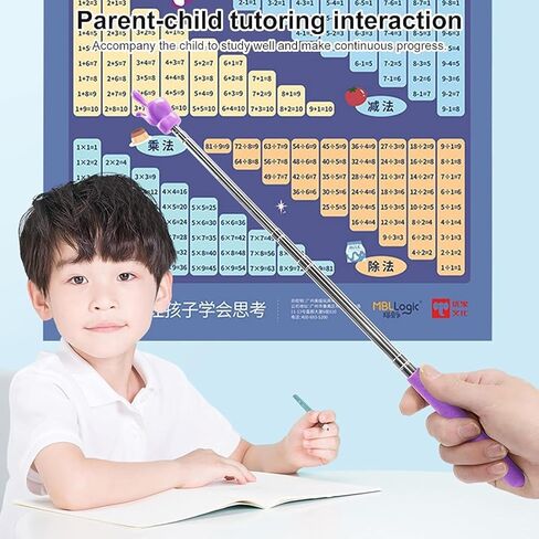 Black Telescopic Teachers Pointer,Metal Hand Retractable Pointer Extended Length,Teaching Pointer Stick for Classroom,Handheld Presenter Whiteboard Pointer Presentation Products (21.6 Inch) in Saudi Arabia