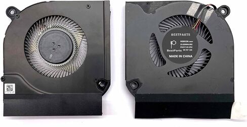 BestParts استبدال مروحة تبريد جديدة لوحدة المعالجة المركزية + وحدة معالجة الرسومات GPU لجهاز ACER Predator Helios 300 (PH317-53)، P/N: 23.Q5MN4.001، 23.Q5MN4.002 (GPU Fan-5th Gen All-Metal AeroBlade 3D Fan، CPU مروحة-مروحة ABS) in Saudi Arabia