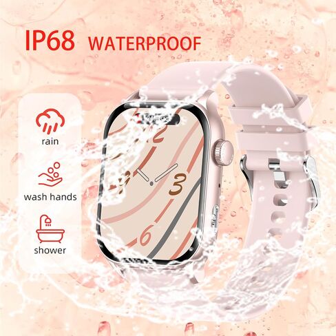 Smart Watch with Flashlight, Bluetooth Android Smart Watch for Men Women, Fitness Watch, 1.95" AMOLED Screen, 130+ Sport Modes, Answer/Make Calls Heart Rate Sleep Monitor for iPhone Compatible (Black) in Saudi Arabia