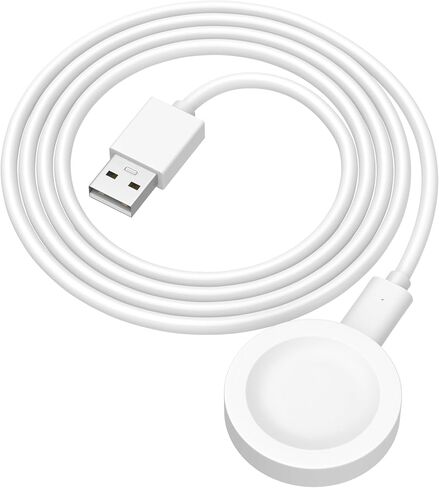 شاحن AWINNER متوافق مع كابل شاحن ساعة Huawei، قاعدة شحن مغناطيسية بديلة لمحول USB للساعة الذكية (عبوة بيضاء واحدة) in Kuwait