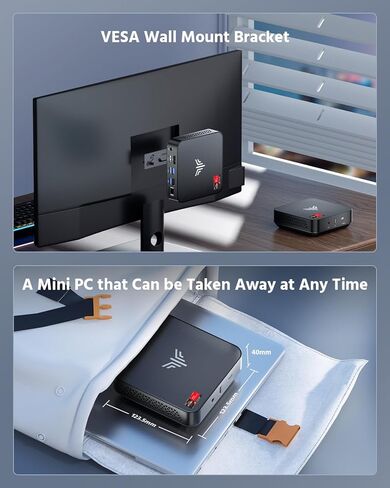 KAMRUI Mini PC Ryzen 7 5700U(8C/16T، حتى 4.3 جيجاهرتز)، كمبيوتر صغير 32 جيجابايت DDR4 RAM 1 تيرابايت M.2 2280 NVME SSD Mini PC Gaming، شاشة مزدوجة 4K دعم سطح المكتب الصغير WiFi6/BT5.2/قناة مزدوجة in Kuwait