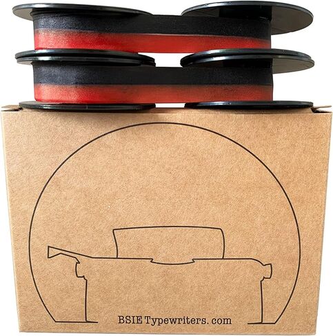 Typewriter Ribbon for Silver Reed – Double Pack - BSIE Typewriters – 2 x Black & Red GR9, Smith Corona, Underwood, Royal in Kuwait