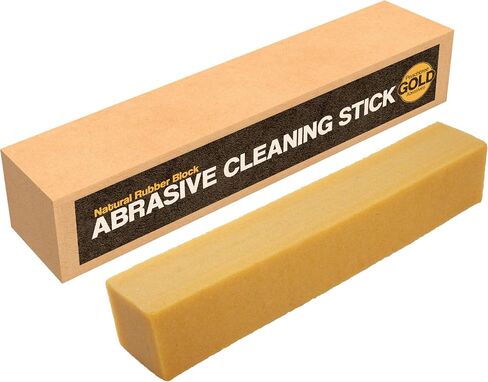 Abrasive Cleaning Stick Sandpaper Cleaner | Remove Dust and Debris from Sanding Belts & Discs | Small Natural Rubber Cleaning Block for Woodworking | 8" X 1-1/2" X 1-1/2" (Small) in Saudi Arabia
