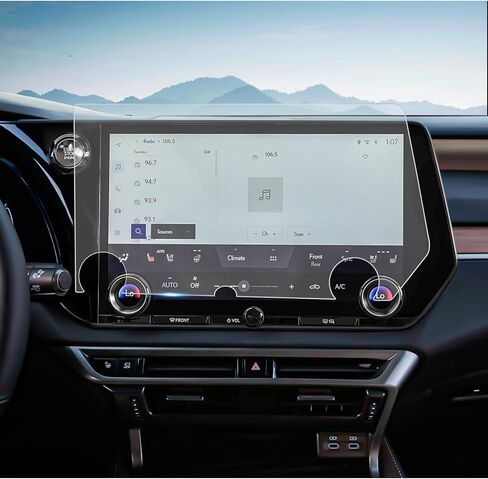 واقي شاشة متوافق مع ملحقات 2023 2024 Lexus RX & TX، شاشة حماية من الزجاج المقسى مقاس 14 بوصة للملاحة GPS ومضادة للخدش ورقائق معلومات ترفيهية غير لامعة in Kuwait