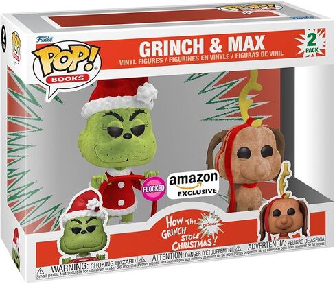 Funko Pop! Books: How The Grinch Stole Christmas - Grinch and Max, 2-Pack in Saudi Arabia