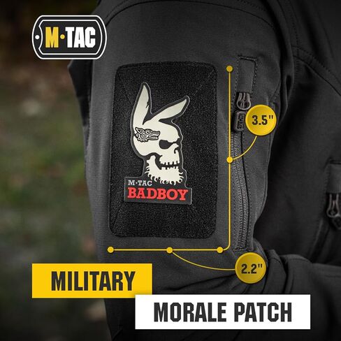 M-Tac Morale Patches Skull- PVC 3D Military Tactical Patch in Kuwait