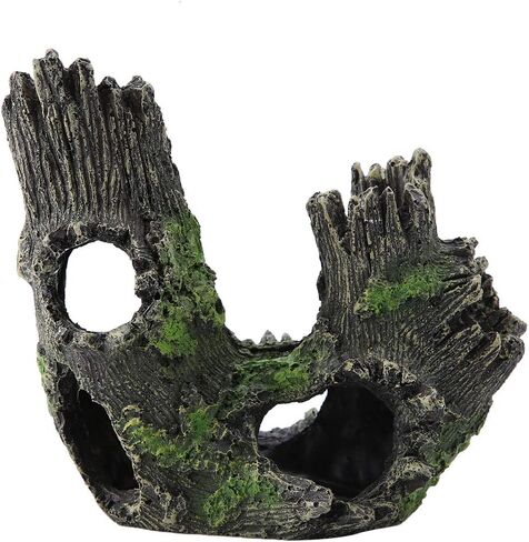 Cocoarm Aquarium Driftwood جذر جذع شجرة من الخشب الاصطناعي، ملحقات حوض السمك كهف الأسماك لزينة الأسماك in Saudi Arabia