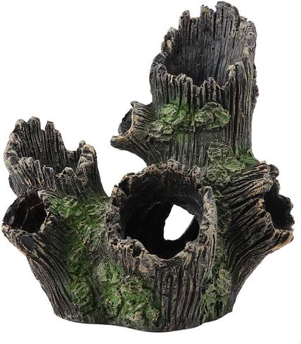 Cocoarm Aquarium Driftwood Artificial Wood Tree Trunk Root, Aquarium Accessories Fish Cave for Fish Ornaments in Kuwait