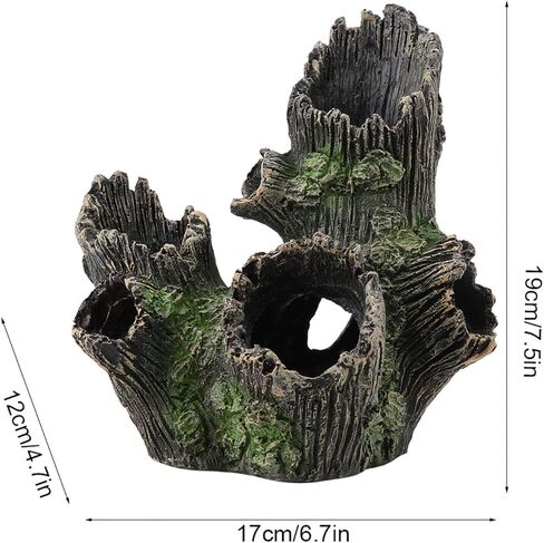 Cocoarm Aquarium Driftwood Artificial Wood Tree Trunk Root, Aquarium Accessories Fish Cave for Fish Ornaments in Kuwait