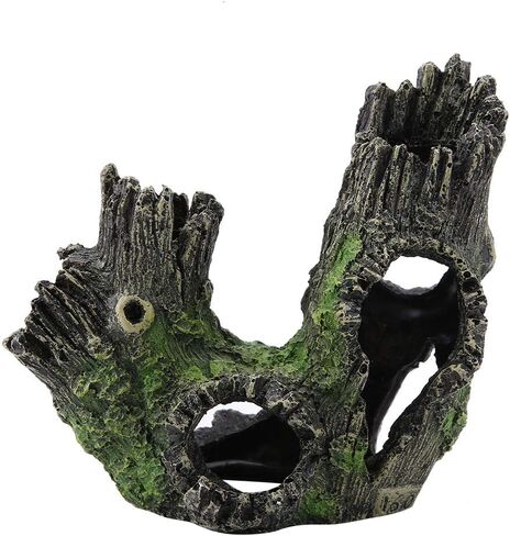 Cocoarm Aquarium Driftwood جذر جذع شجرة من الخشب الاصطناعي، ملحقات حوض السمك كهف الأسماك لزينة الأسماك in Saudi Arabia