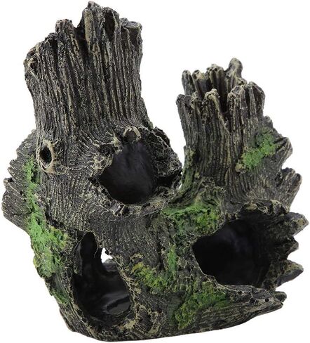 Cocoarm Aquarium Driftwood جذر جذع شجرة من الخشب الاصطناعي، ملحقات حوض السمك كهف الأسماك لزينة الأسماك in Saudi Arabia