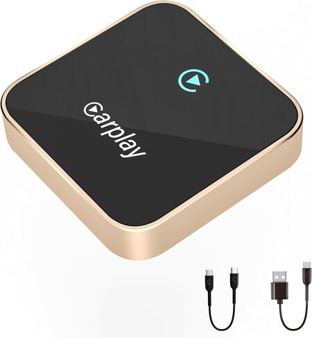 Wireless CarPlay Adapter,Converts Factory Wired CarPlay to Wireless carplay Adapter, Wireless Control Plug & Play Carplay, Fit for Cars from 2017 & for Apple iPhone iOS 10+,Silvery in Saudi Arabia