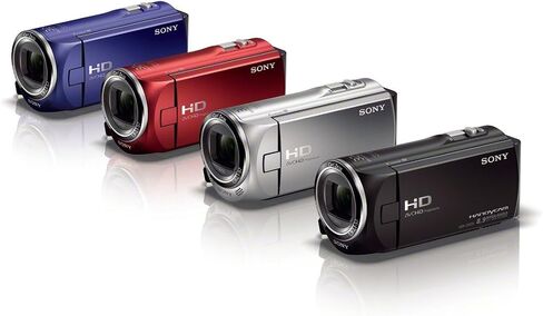 كاميرا فيديو Sony HDR-CX220 Full HD SteadyShot مع 8.9 ميجابكسل Exmor R 27x بصري / 32x تكبير ممتد (أسود) (متجدد) in Saudi Arabia