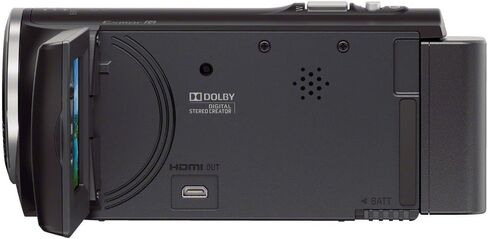 كاميرا فيديو Sony HDR-CX220 Full HD SteadyShot مع 8.9 ميجابكسل Exmor R 27x بصري / 32x تكبير ممتد (أسود) (متجدد) in Saudi Arabia