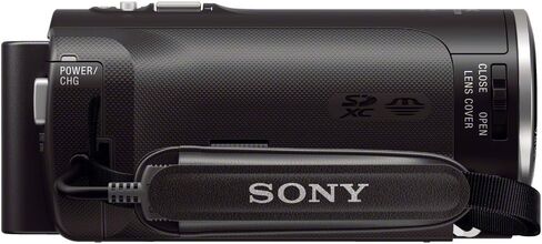 كاميرا فيديو Sony HDR-CX220 Full HD SteadyShot مع 8.9 ميجابكسل Exmor R 27x بصري / 32x تكبير ممتد (أسود) (متجدد) in Saudi Arabia