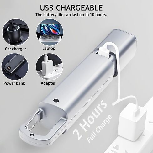 Rechargeable LED Flashlights High Lumens, 20,000 Lumens Super Bright Flashlight with USB Cable and Hook, 3 Modes, Waterproof Flash Light Handheld Powerful Flashlight for Home Camping ﻿- 2 Pack in Saudi Arabia