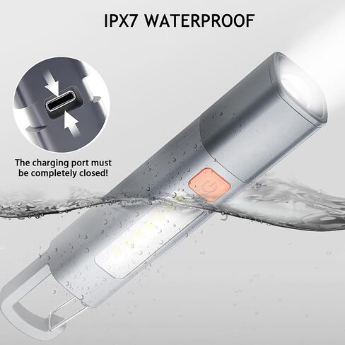 Rechargeable LED Flashlights High Lumens, 20,000 Lumens Super Bright Flashlight with USB Cable and Hook, 3 Modes, Waterproof Flash Light Handheld Powerful Flashlight for Home Camping ﻿- 2 Pack in Saudi Arabia